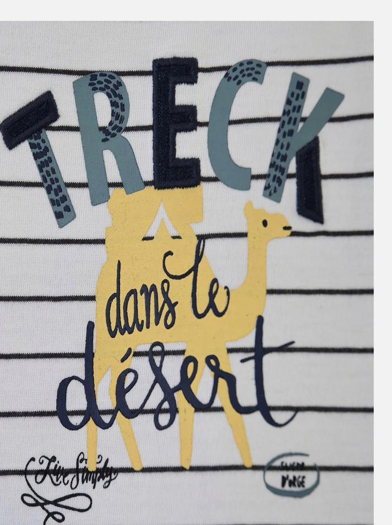 ENSEMBLE TEE SHIRT ET SHORT GARCON POPCORN Bleu - Kiabi