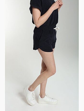 Ensemble Tee Shirt Et Short Molleton Femme Dilly Bis | Gerard Pasquier Avec Col Rond | Gerard Pasqu