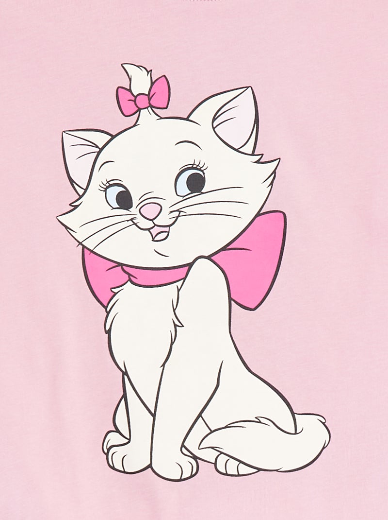 Ensemble tee-shirt long + short 'Marie' ROSE - Kiabi