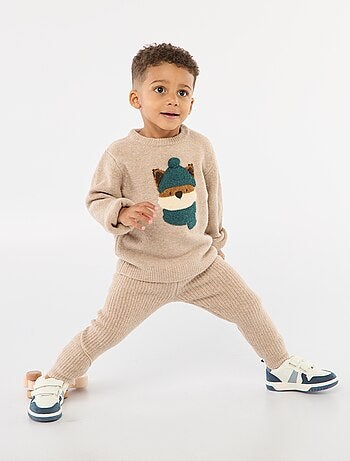 Ensemble tee-shirt + pantalon - imprimé renard