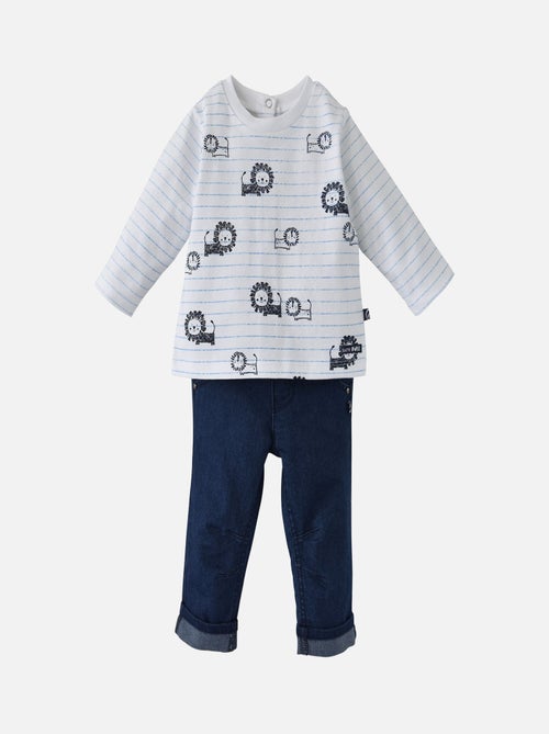 ENSEMBLE TEE SHIRT PANTALON ANTOINE - Kiabi