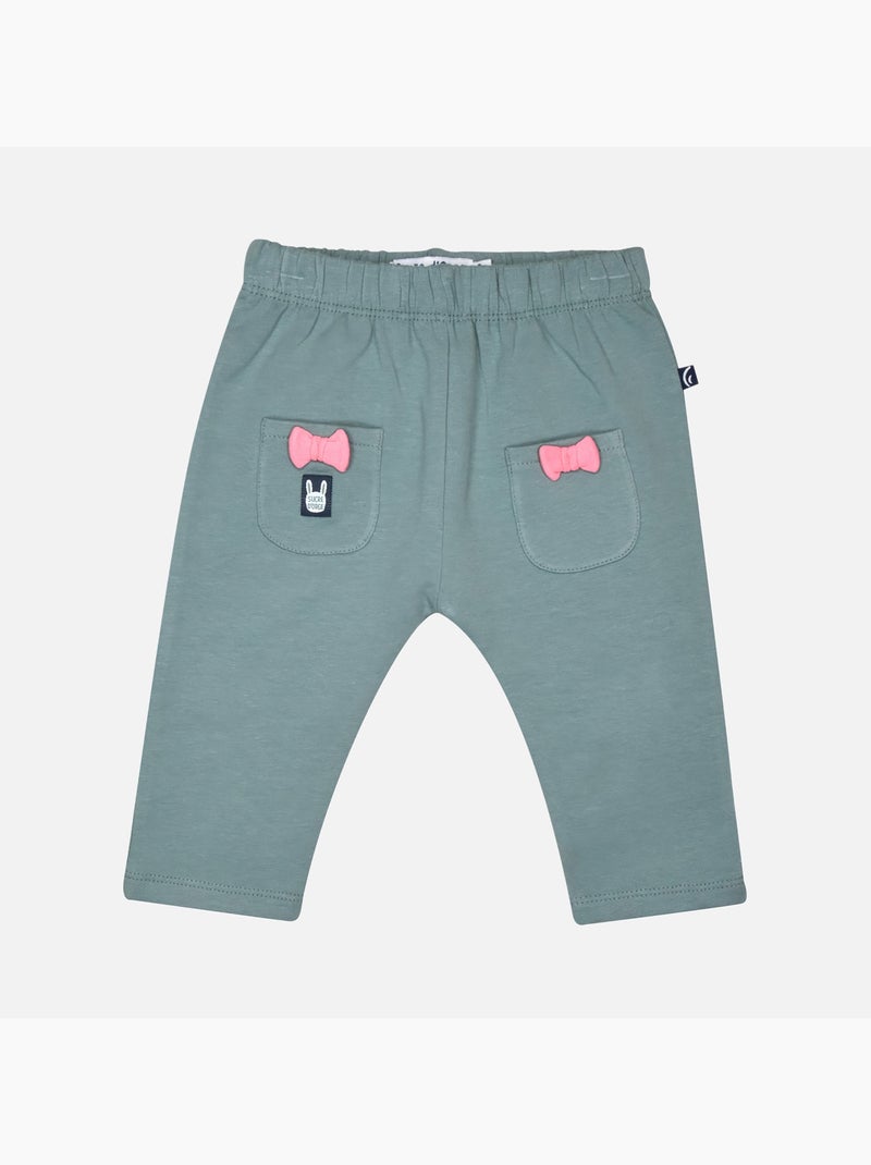 ENSEMBLE TEE SHIRT PANTALON GERMANDREE MAILLE BEBE Vert - Kiabi