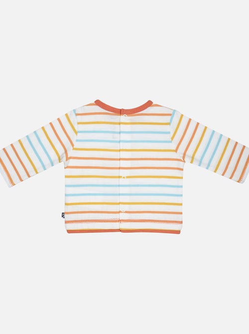 ENSEMBLE TEE SHIRT PANTALON GONTRAN MANCHES LONGUES NAISSANCE - Kiabi