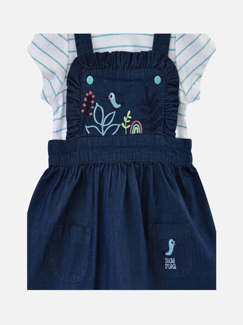 ENSEMBLE TEE SHIRT ROBE ESTRELLA EN JEAN - Kiabi