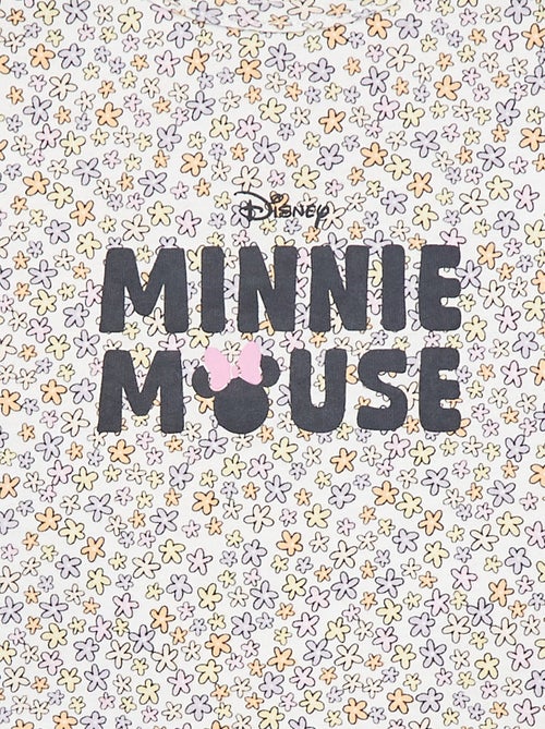 Ensemble tee-shirt + salopette en denim 'Minnie' - Kiabi