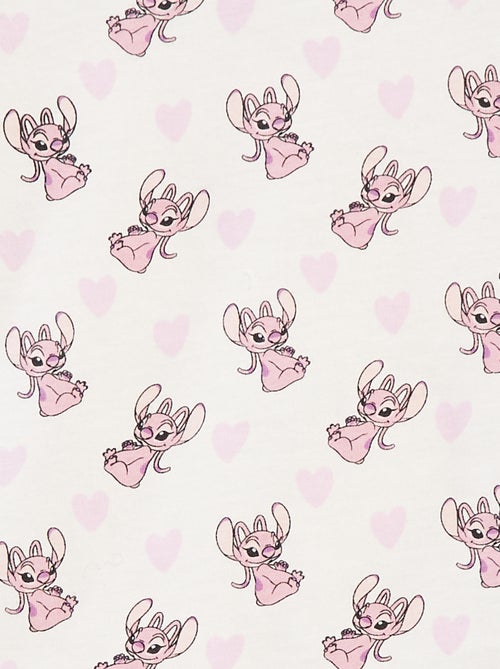 Ensemble tee-shirt + salopette en denim 'Stitch' - Kiabi