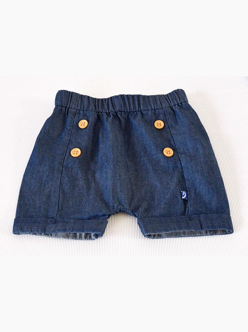 ENSEMBLE TEE SHIRT SHORT COLIN Bleu - Kiabi