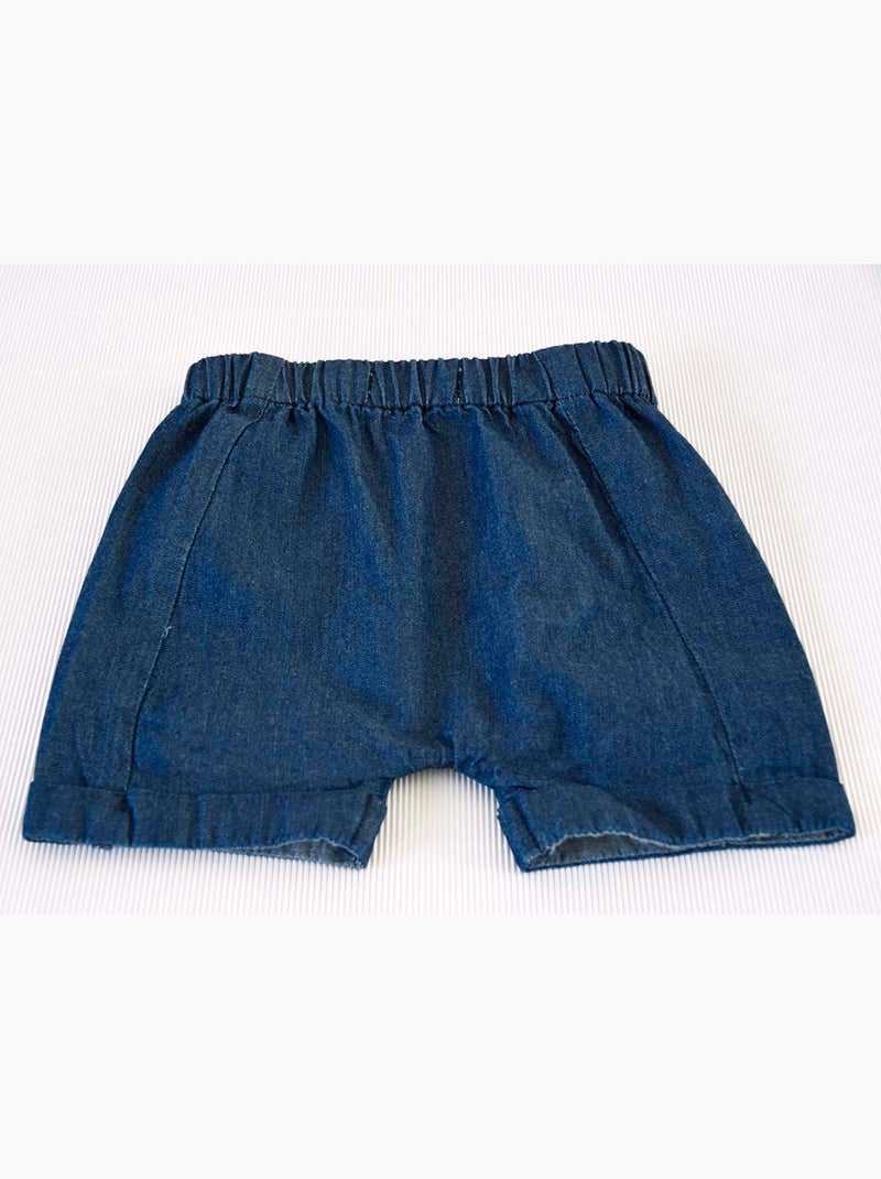 ENSEMBLE TEE SHIRT SHORT COLIN Bleu - Kiabi