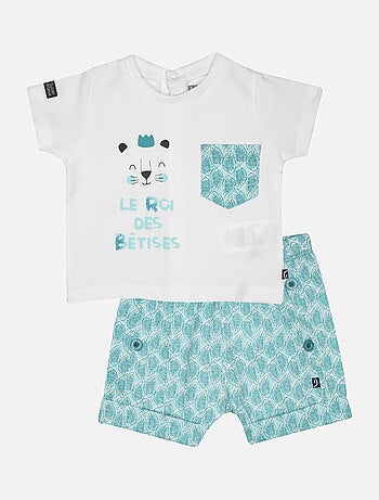 ENSEMBLE TEE SHIRT SHORT GAELIG BEBE