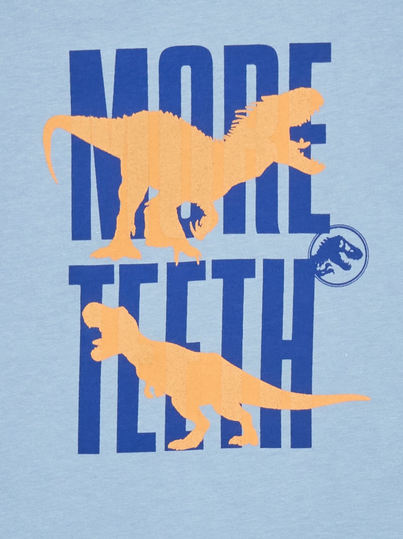 Ensemble tee-shirt + short 'Jurassic Park' Bleu - Kiabi