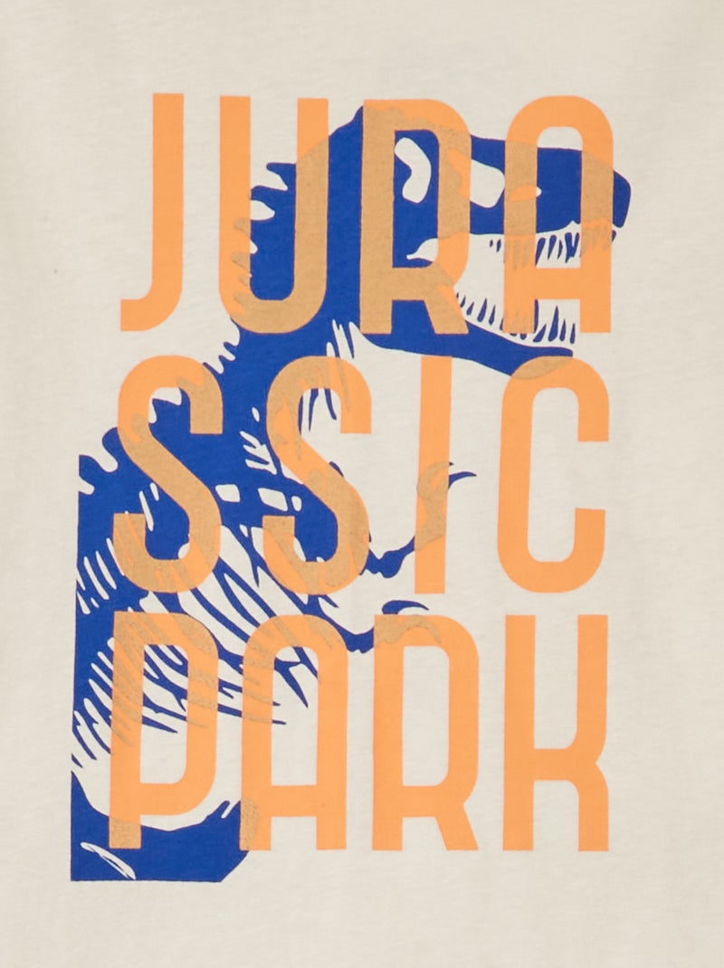 Ensemble tee-shirt + short 'Jurassic Park' Gris - Kiabi
