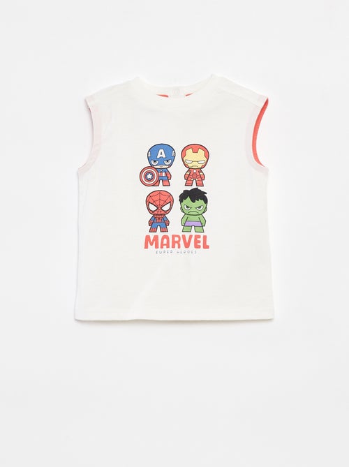 Ensemble tee-shirt + short 'Marvel' - Kiabi