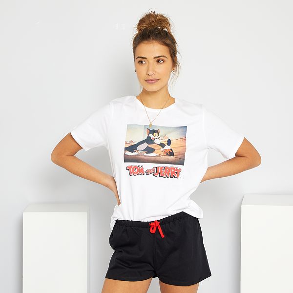 Short et tee shirt femme Clearance