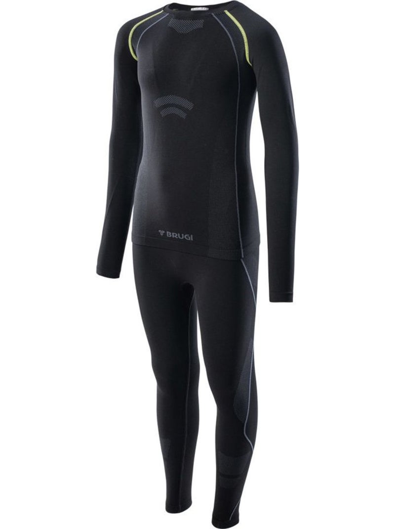 Ensemble thermique 1rap - brugi Noir Vert - Kiabi