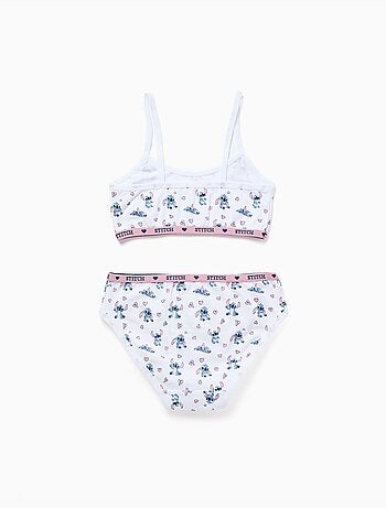 Ensemble top + culottes à motif Stitch