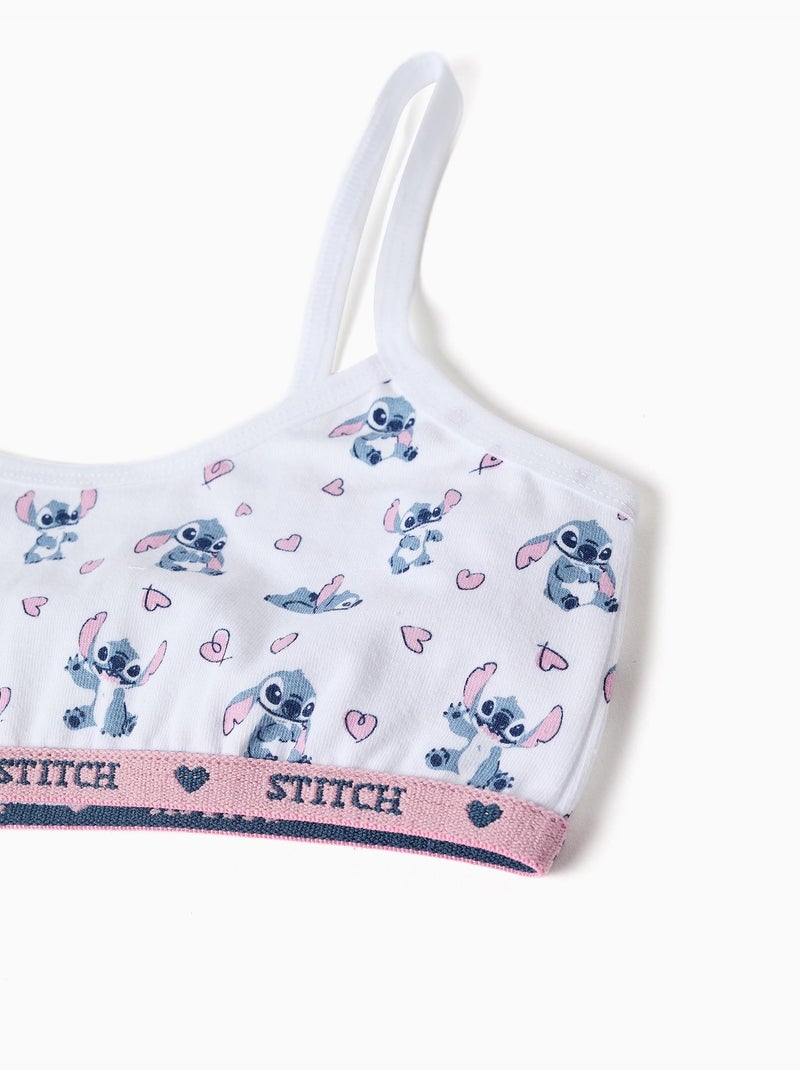 Ensemble top + culottes à motif Stitch Blanc - Kiabi