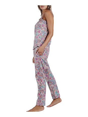 Ensemble top et pantalon de plage Cachemire