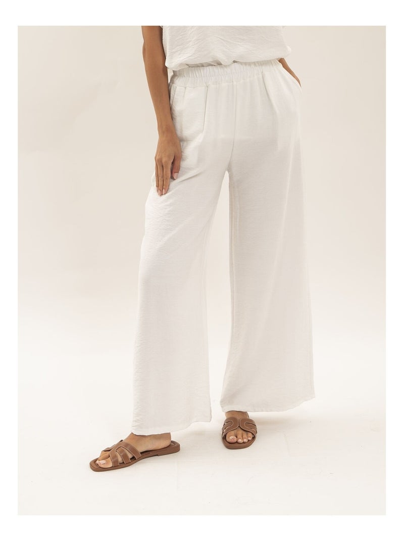 Ensemble top et pantalon ETALIA Blanc - Kiabi