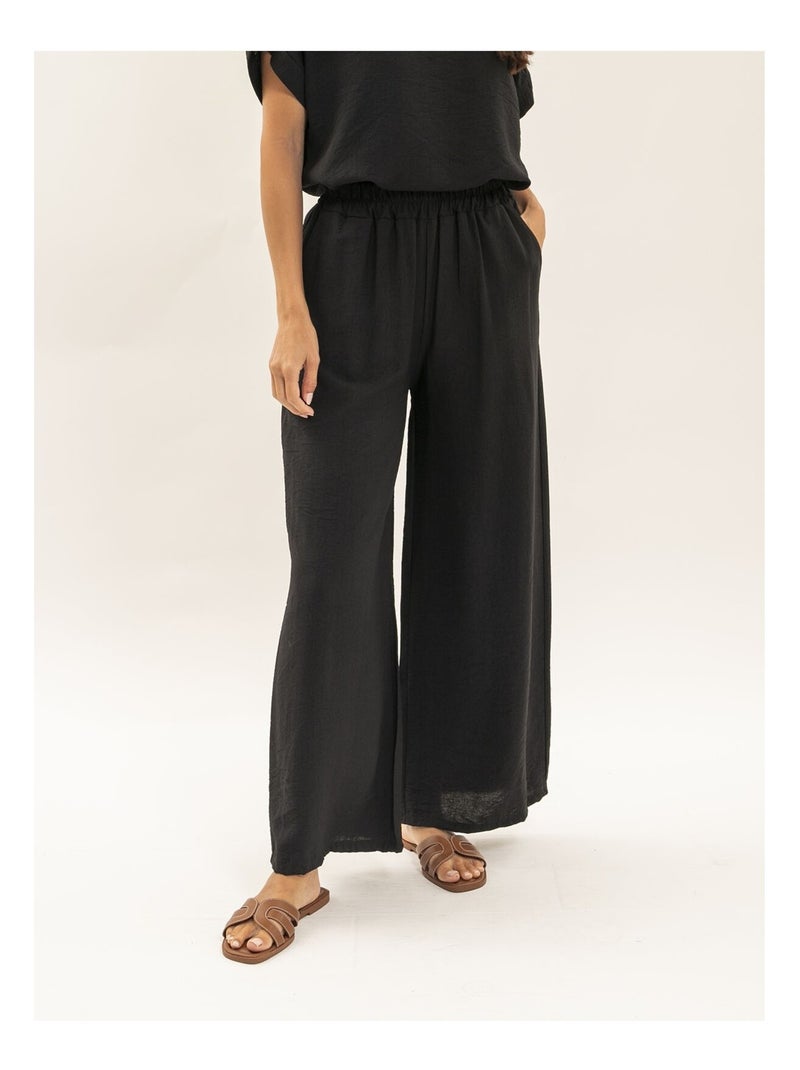Ensemble top et pantalon ETALIA Noir - Kiabi