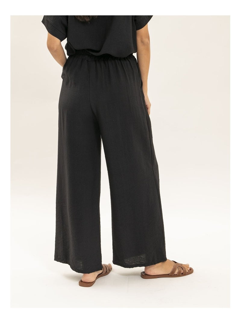 Ensemble top et pantalon etalia Noir - Kiabi