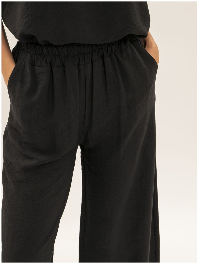 Ensemble top et pantalon etalia Noir - Kiabi