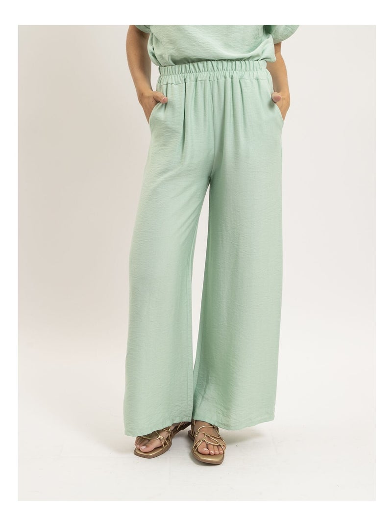 Ensemble top et pantalon ETALIA Vert pistache - Kiabi