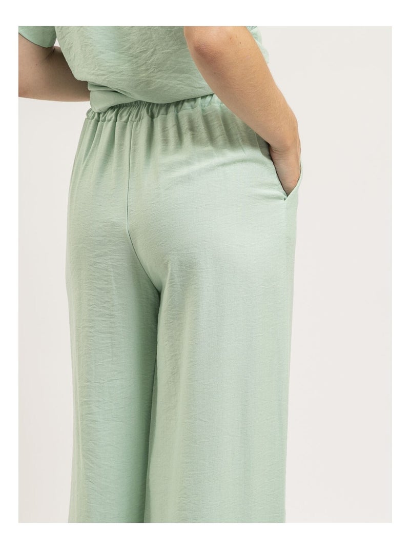 Ensemble top et pantalon etalia Vert pistache - Kiabi