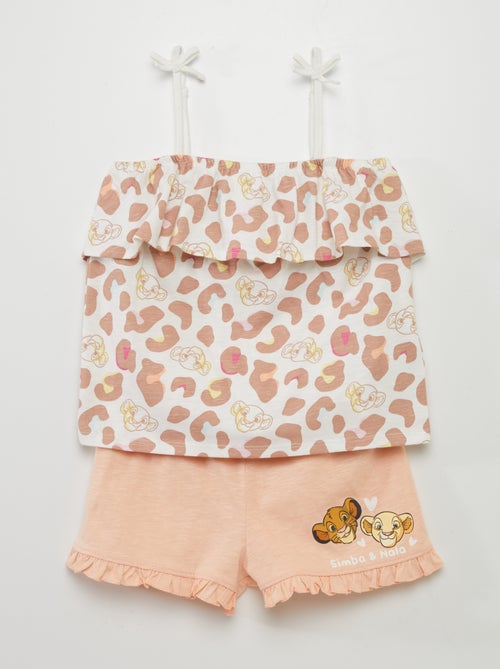 Ensemble top + short 'Disney' - Kiabi