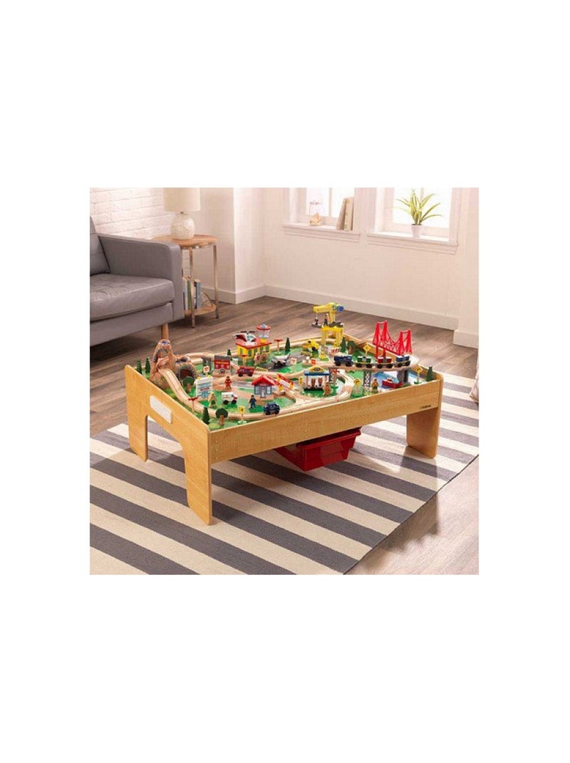 Ensemble Train Chemin De Fer Et Table Adventure Town Avec Ez Kraft Assembly N/A - Kiabi