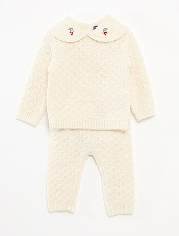 Ensemble tricot pull + legging
