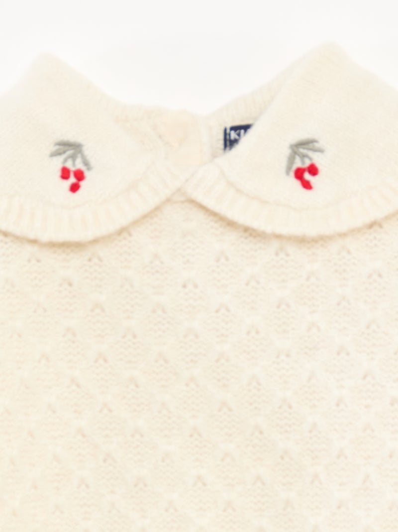 Ensemble tricot pull + legging Beige - Kiabi