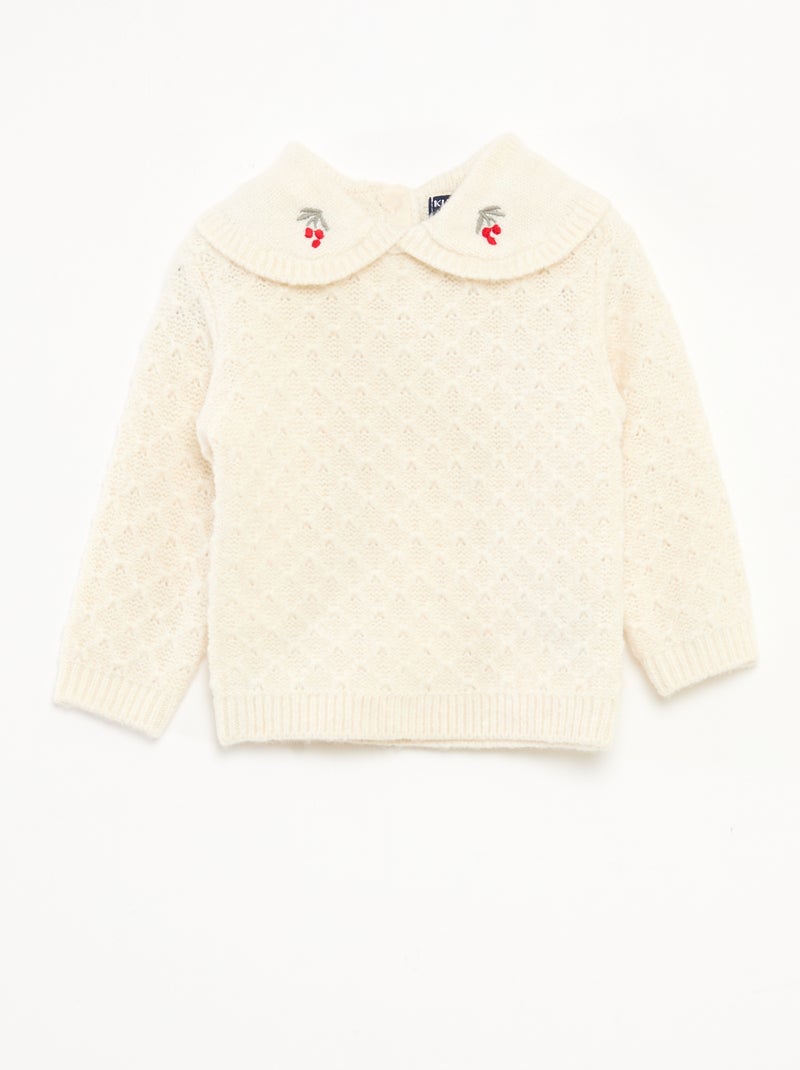 Ensemble tricot pull + legging Beige - Kiabi