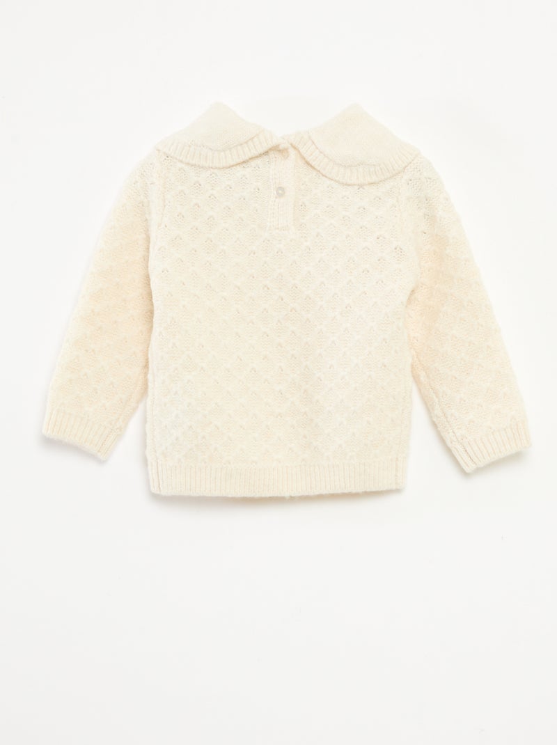 Ensemble tricot pull + legging Beige - Kiabi