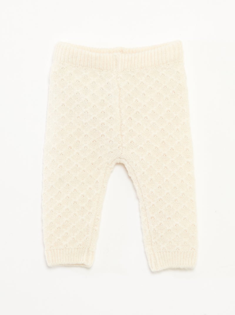 Ensemble tricot pull + legging Beige - Kiabi