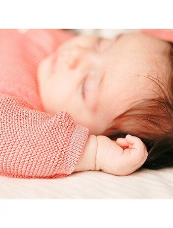 Ensemble tricoté - 100% coton bio - 1 à 3 mois