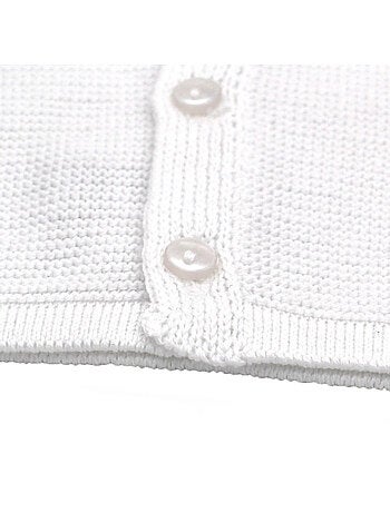 Ensemble tricoté - 100% coton bio - 1 à 3 mois