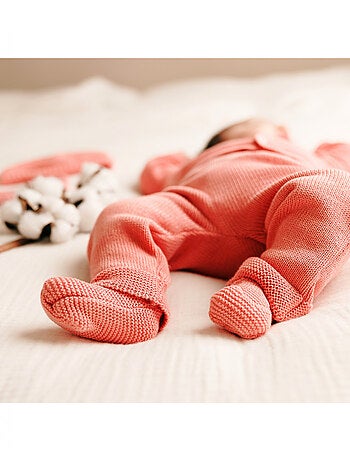 Ensemble tricoté complet - 100% coton bio