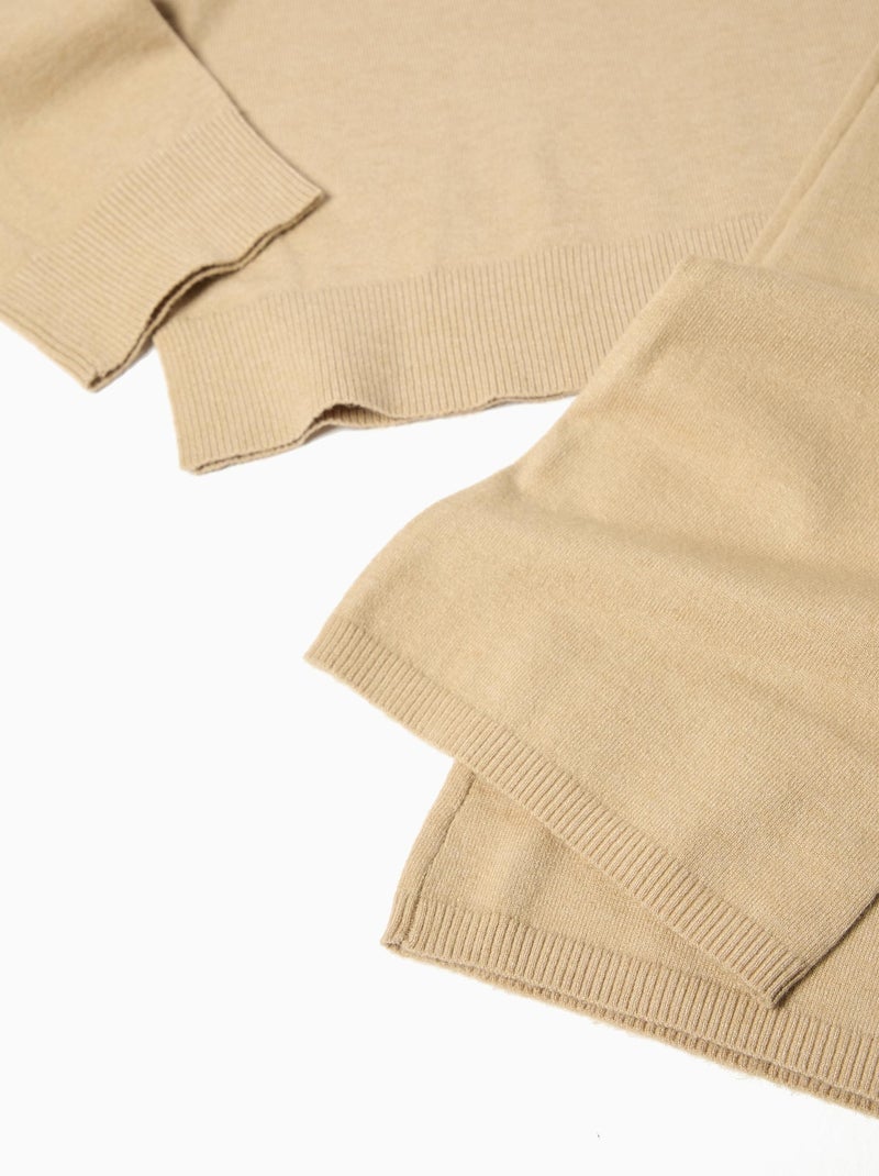 Ensemble tricoté, MO Fashion Ecru - Kiabi