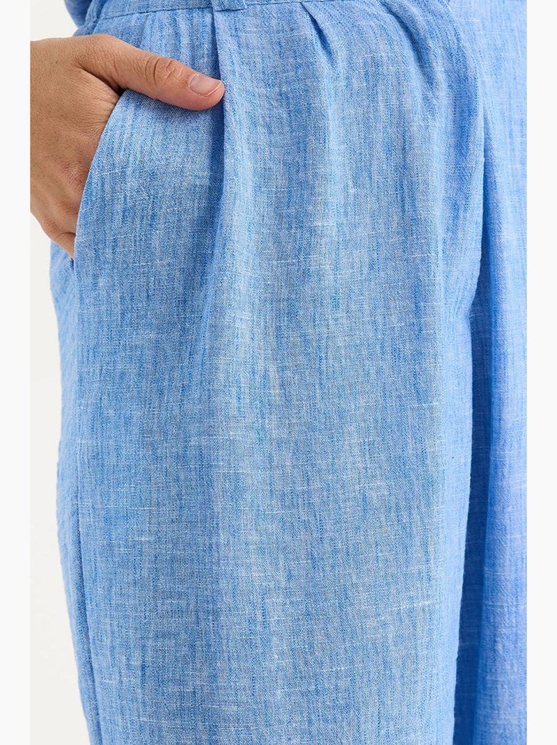 Ensemble trois pièces avec pantalon taille haute, gilet et doublure lucci Bleu clair - Kiabi