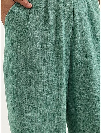 Ensemble trois pièces avec pantalon taille haute, gilet et doublure lucci