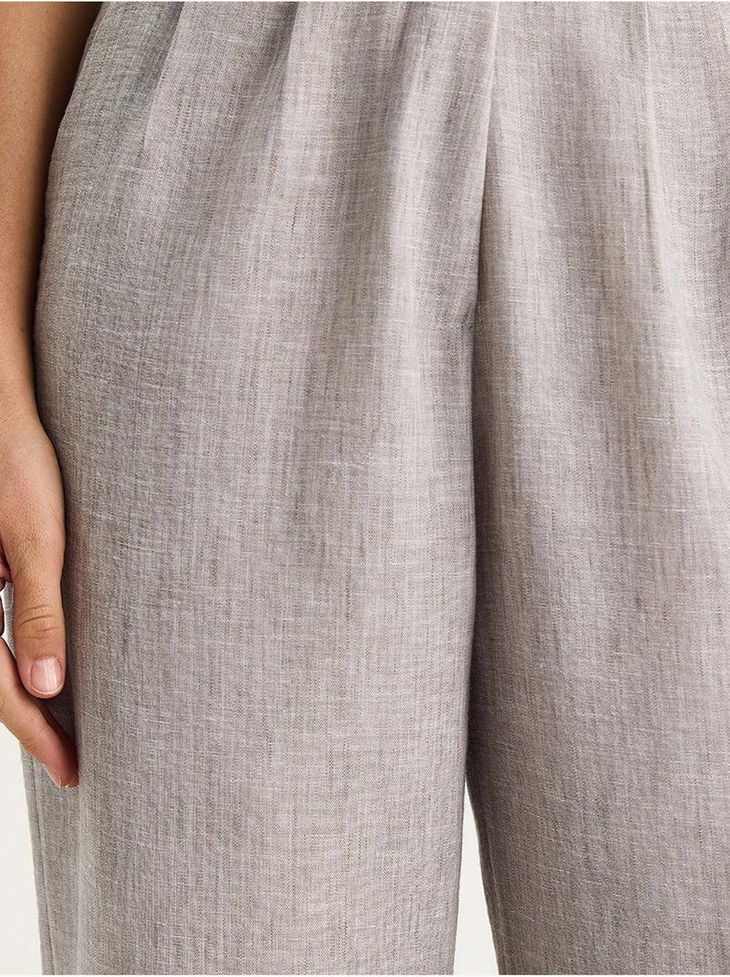 Ensemble trois pièces bianco avec pantalon taille haute, gilet et doublure lucci Gris clair - Kiabi