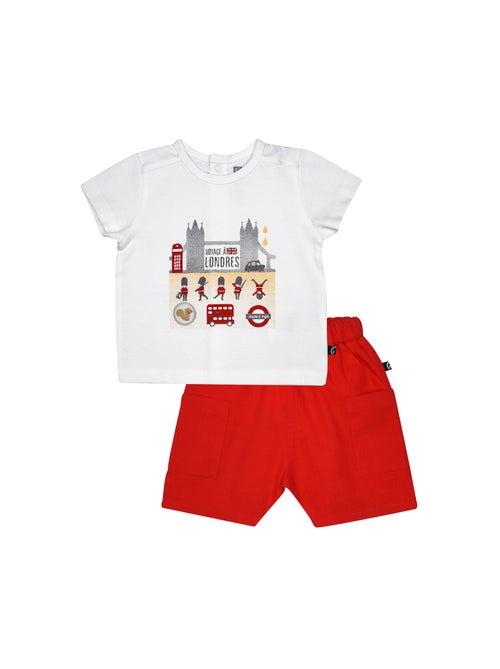 Ensemble Tshirt + bermuda Rony Sucre d'Orge - Kiabi