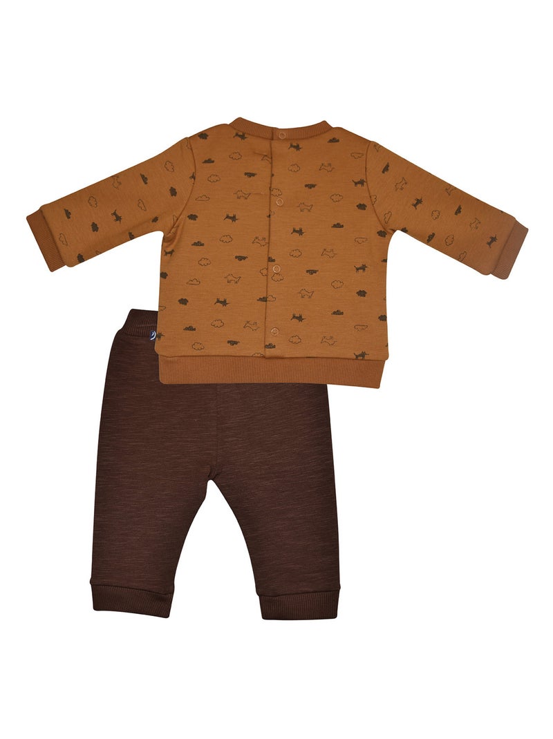 ENSEMBLE TSHIRT JOGGING CHAUSSETTES MIKE MAILLE Marron - Kiabi