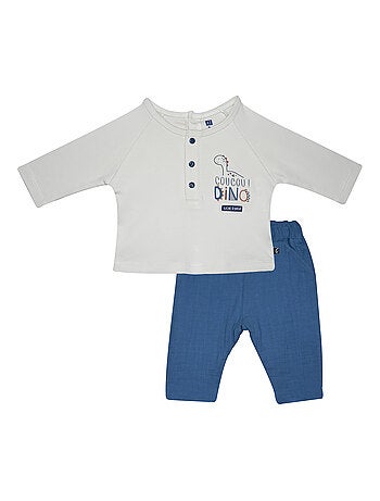 Ensemble Tshirt manches longues et pantalon Pacifique