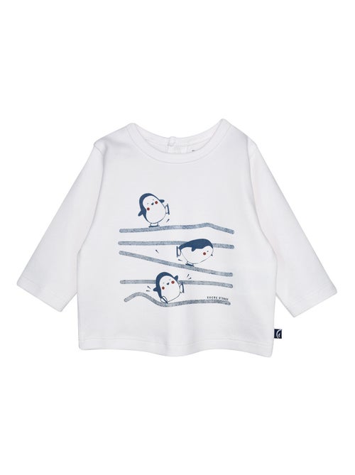 Ensemble tshirt manches longues pantalon bavoir Paco - Kiabi