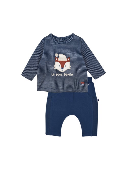 Ensemble tshirt manches longues pantalon Pharell - Kiabi