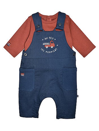 Ensemble tshirt manches longues salopette Pepito