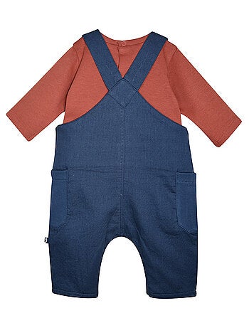 Ensemble tshirt manches longues salopette Pepito