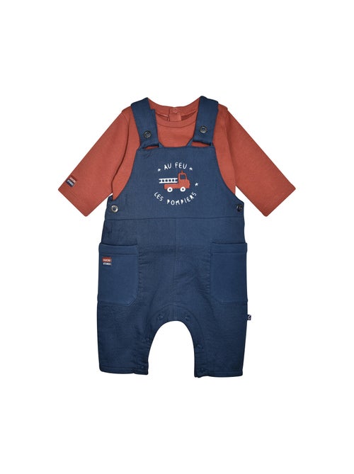 Ensemble tshirt manches longues salopette Pepito - Kiabi