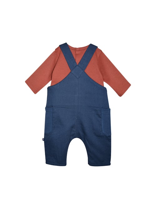 Ensemble tshirt manches longues salopette Pepito - Kiabi